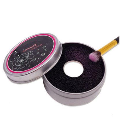 Portable Cleaning Makeup Brush Sponge Cleaning Box 