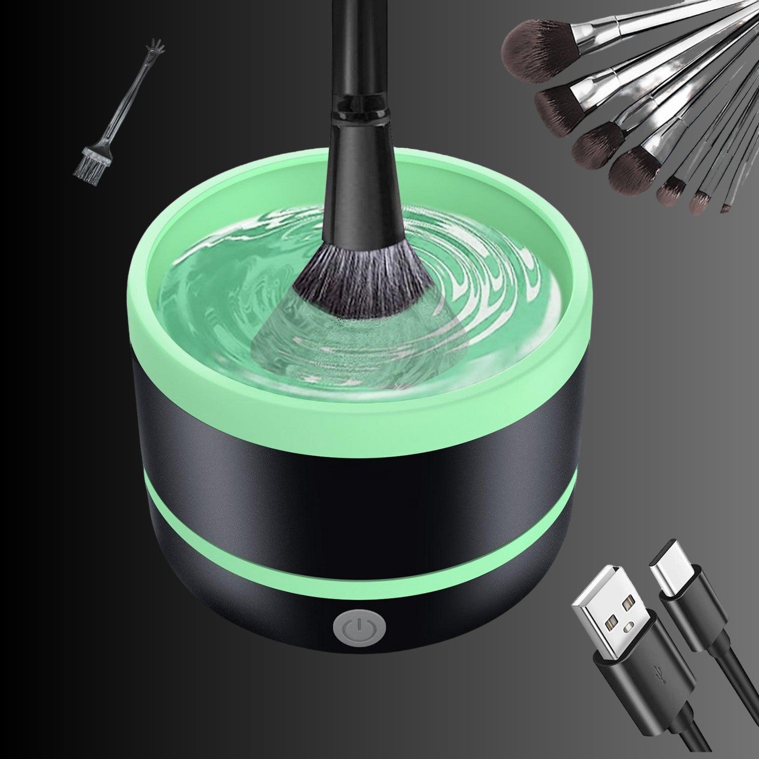 Electric Cosmetic Brush Cleaning Device Type-C 