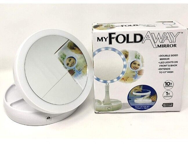 Folding Double Sided Makeup Mirror