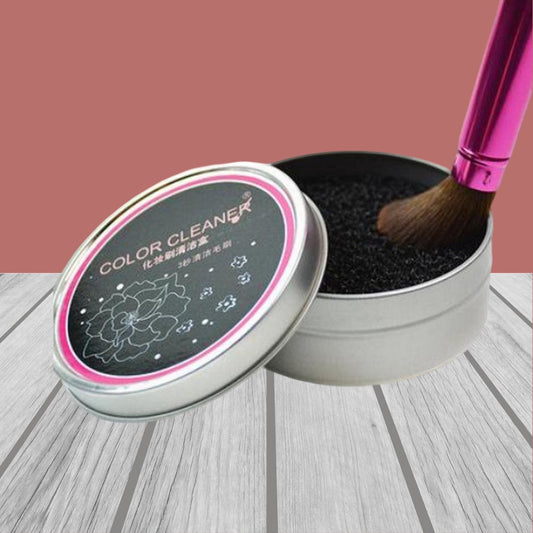 Portable Cleaning Makeup Brush Sponge Cleaning Box 