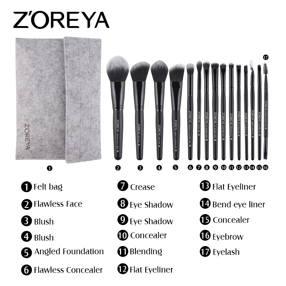 Makeup Brush 4/8/12/15/16/18Pcs Professional Makeup Brush Set Many Different Model as Essential Cosmetics Tool