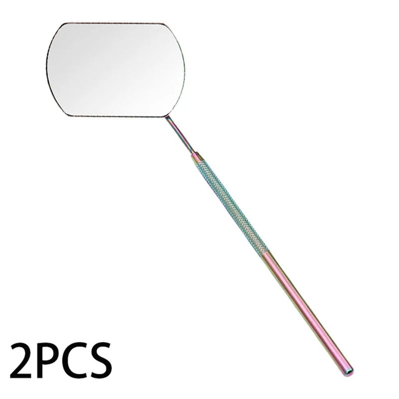 2 PCS Grafting Eyelash Extensions Checking Mirror